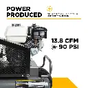 Gas Air Compressor with Honda GX200 Engine