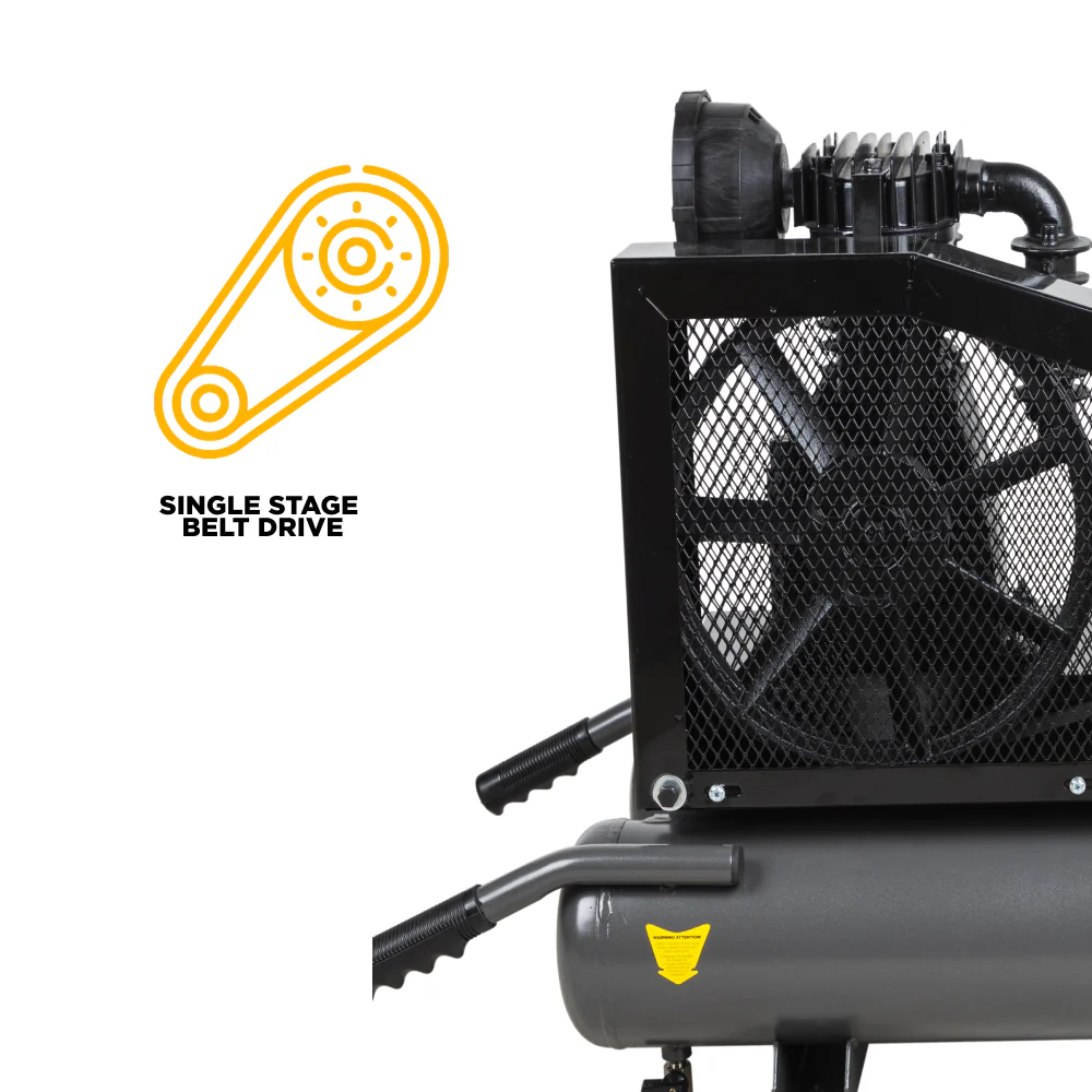 Gas Air Compressor with Honda GX200 Engine