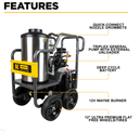 2,700 PSI BE Hot Water Pressure Washer