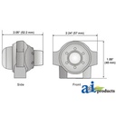 CabCAM Camera, Ball Swivel, 110 Deg, 1/3" Color CCD W/ IR, For Wired System