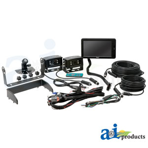 CabCAM High Definition 7" QUAD Video System, Touch Screen, (Includes 7" QUAD Monitor / 2 Camera)