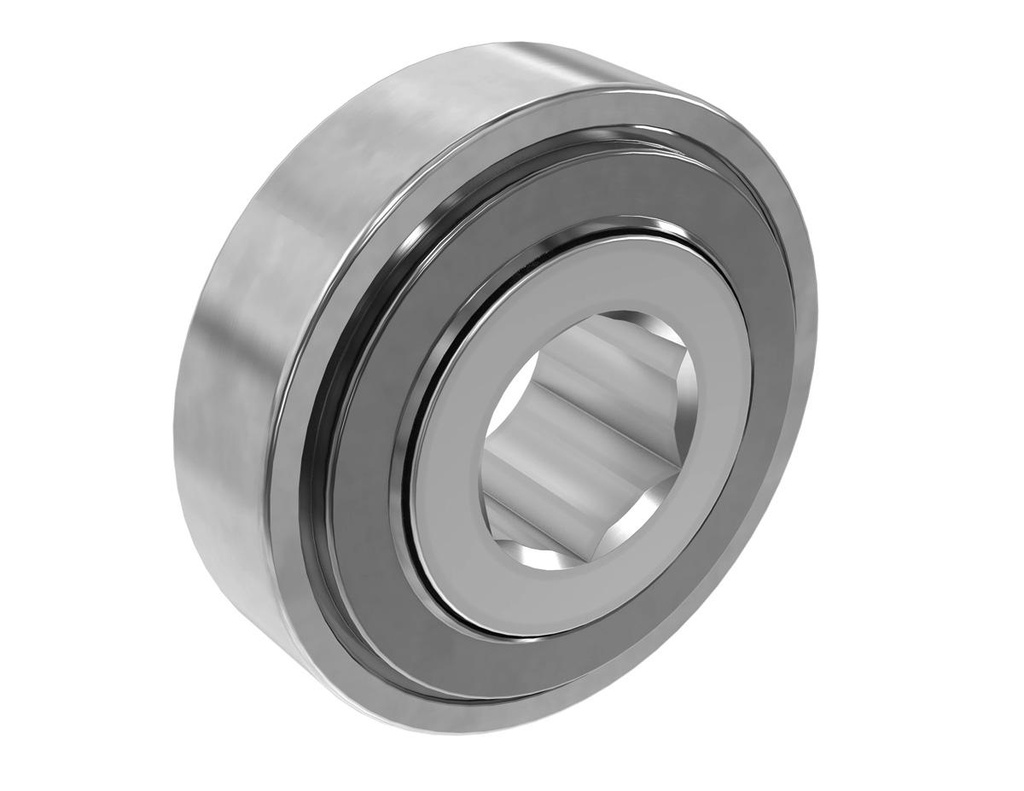 Single Row Ball Bearing; 0.63" Bore; 1-1/2" Outside Diameter; 0.472" Outer Race Width; 2 Seals; ABEC 1 | ISO P0; No Filling Slot; No Snap Ring; C0-Medium Internal Clearance; Steel Cage