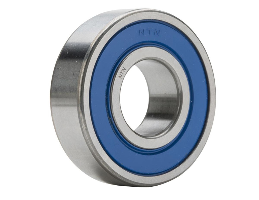 Single Row Ball Bearing; 25MM Bore; 52MM Outside Diameter; 15MM Outer Race Width; 2 Seals; NTN