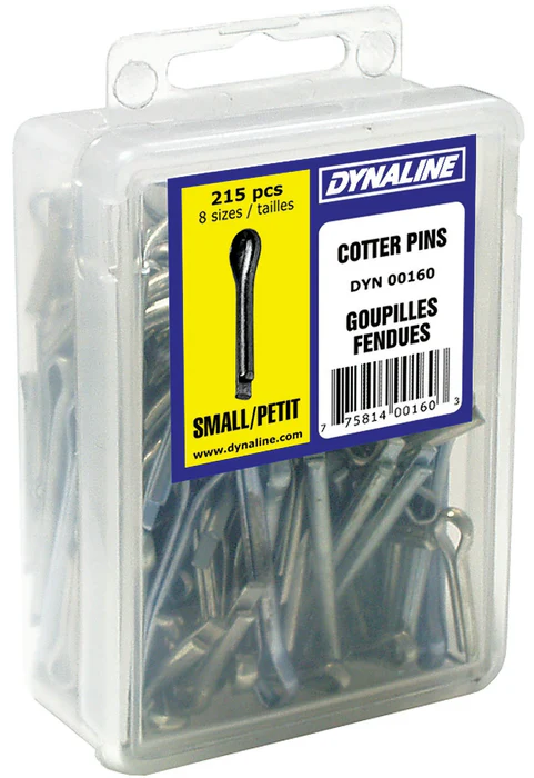 Cotter Pin Dynakit (Small), 8 Sizes / 215 Pieces