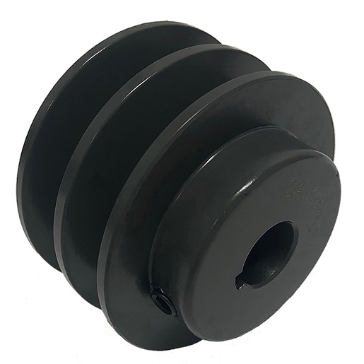 Transmission Pulley; 1-1/8" Bore; 2 Grooves; 3-3/4" Outside Diameter; Finished Bore; No Bushing; 4L | A | 5L | B Belt Series