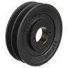 Transmission Pulley; 2 Grooves; 5-3/4" Outside Diameter; Bushed; H Bushing Series; 4L | A | 5L | B Belt Series