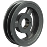 Transmission Pulley; 2 Grooves; 6-3/4" Outside Diameter; Bushed; H Bushing Series; 4L | A | 5L | B Belt Series