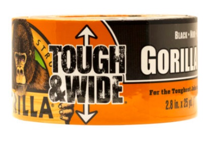 Black Tape Tough & Wide; 2.883" x 25 Yards