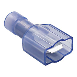 16-14 AWG .250 Nylon Double Bump Male Quick Connectors