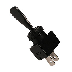 16A 12V On-Off Toggle Switch - Black