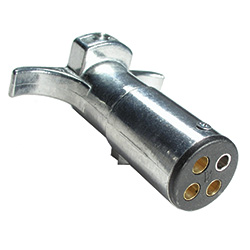 4 Pole Male Plug Heavy Duty Trailer Connector