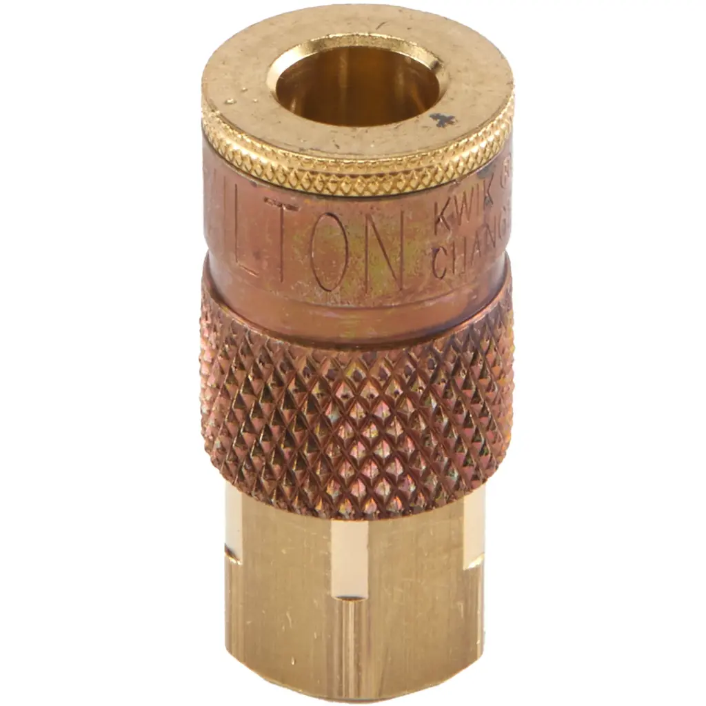 Air Compressor Quick Connect Fitting, 1/4" FNPT Female T-Style Coupler