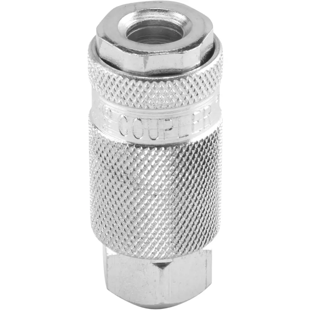 1/4" NPT Female L-Style Steel Air Coupler