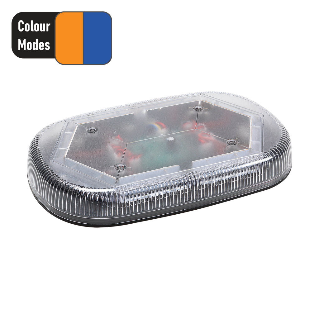 15" Amber & Blue LED Synchronizable Warning Light 