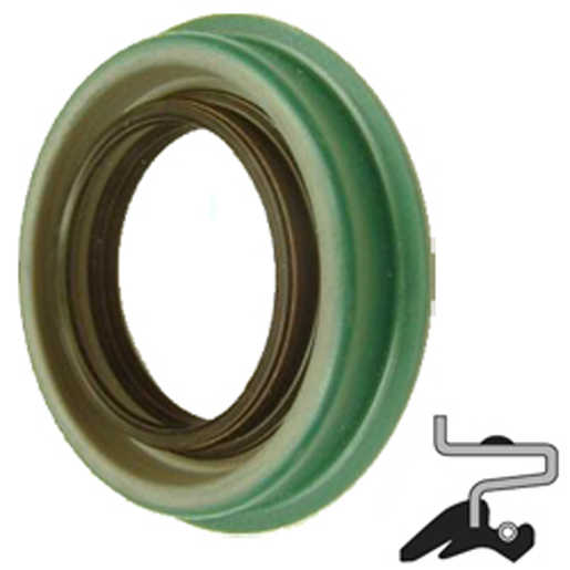Lip Seal; 2-15/16" Shaft Dia; 3-15/16" Housing Bore; 0.643" Nominal Width; Viton Lip; Solid Seal