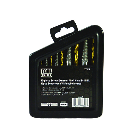 Reverse Drill/Screw Extractor Set