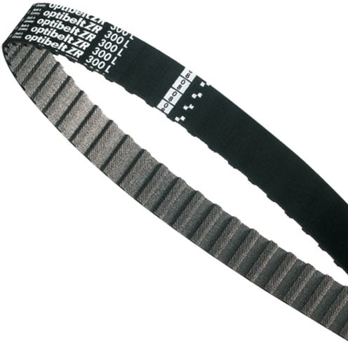 ZR Synchronous Timing Belt - XL, 0.2000 in Pitch, 12.4000 in Overall Length, 0.5000 in Width, 62 Teeth, Neoprene Material
