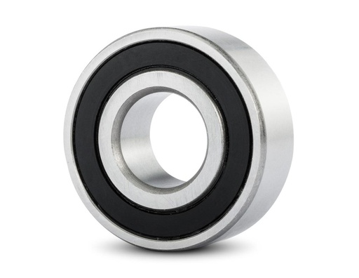 [62205-2RS] Single Row Ball Bearing; 25MM Bore; 52MM Outside Diameter; 18MM Outer Race Width; 2 Seals