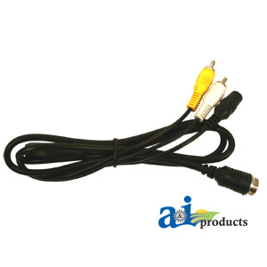 [AI-RCACABLE] CabCAM Cable, 4 Pin Male/RCA Male/Power