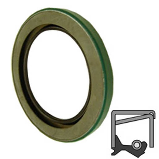 [C/R-56160] Lip Seal; 5-5/8" Shaft Dia; 7-1/8" Housing Bore; 1/2" Nominal Width; Nitrile Lip; Solid Seal