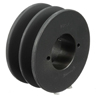 [2BK36H] Transmission Pulley; 2 Grooves; 3-3/4" Outside Diameter; Bushed; H Bushing Series; 4L | A | 5L | B Belt Series