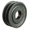 [2BK50H] Transmission Pulley; 2 Grooves; 4-3/4" Outside Diameter; Bushed; H Bushing Series; 4L | A | 5L | B Belt Series