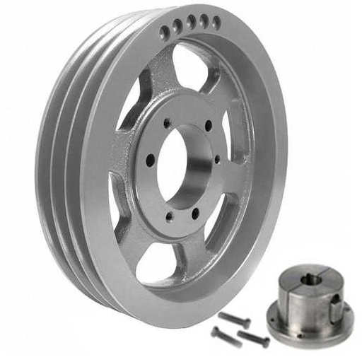 [RBL-3BK130] Transmission Pulley; 3 Grooves; 12-3/4" Outside Diameter; Bushed; H Bushing Series; 4L | A | 5L | B Belt Series
