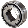 [GW208PPB5] Ball Bearing; Single Row; 1.125" ID X 80MM OD X 21MM Outer WD X 36.53MM Inner WD; 2 Seals; Square Bore; Wide Inner Ring