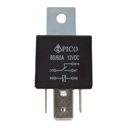[MSC-921-11] 12V DC 80/60A SPDT Large Blade Relay Without Resistor/Diode