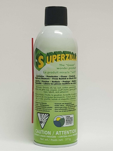 [MSC-AP10-311-1C] Superzilla Superior Penetrant, Lubricant, Cleaner, Degreaser and Protectant All in one Formula; 311G