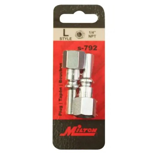 [MSC-S-792] 1/4" FNPT L-Style Plug