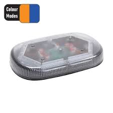 [UNI-BOND-E-7315AB] 15" Amber & Blue LED Synchronizable Warning Light 
