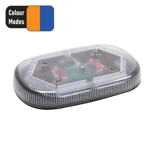 [UNI-BOND-E-7615AB] 15" Amber & Blue LED Synchronizable Warning Light 