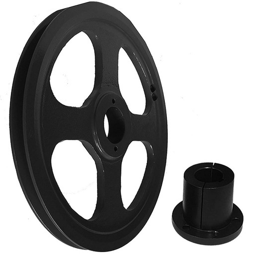 [AK69H] Transmission Pulley; 1 Grooves; 6-3/4" Outside Diameter; Bushed; H Bushing Series; 3L | 4L | A Belt Series