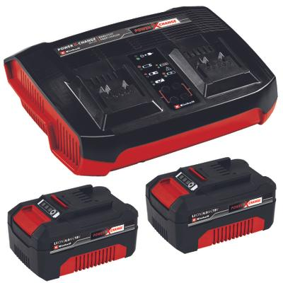 [EIN-4512133] Power X-Change Battery & Charger Starter Kit 2x 4.0Ah, Einhell