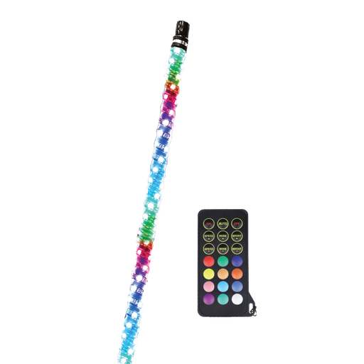 [UNI-BOND-EW3040RGB] 4' Fully Lit LED Whip - RGB