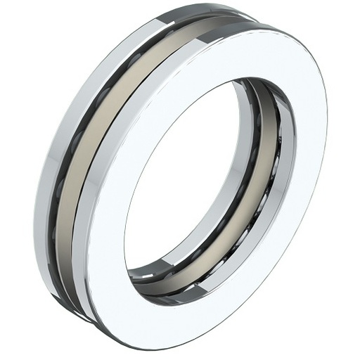 [51108] Thrust Ball Bearing; 40MM Bore 1; 42MM Bore 2; 60MM Outer Diameter; 13MM Height; Single Direction; Not Banded; Steel Cage; Non Precision Precision