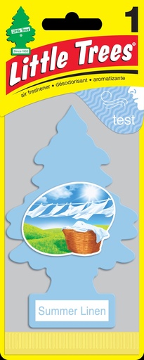 [MSC-U1P-10574] LITTLE TREES automotive air freshener | Summer Linen