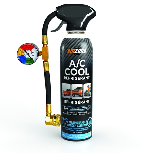 [MSC-45850] 12a A/C Cool Refrigerant; Comes w/ Gauge and Recharge Hose